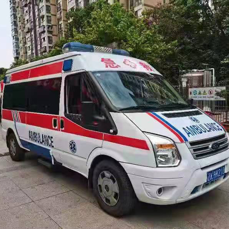 湖滨长途救护车护送病人返乡